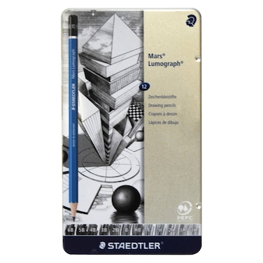 ستيدتلر مارس مجموعة أقلام رصاص لوموغراف 12 قطعة