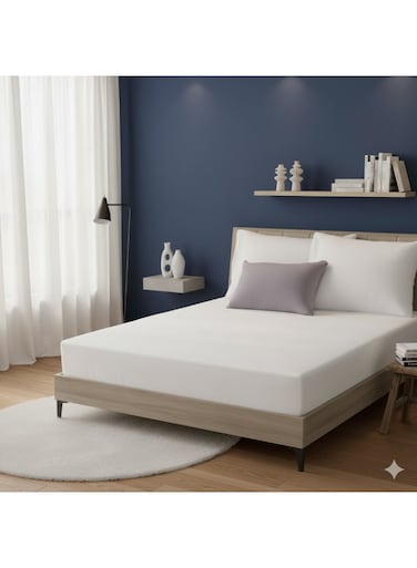 Home Waterproof Mattress Protector &acirc;&euro;&ldquo; King 180&Atilde;&mdash;190&acirc;&euro;&macr;cm   Spill &amp; Dust Resistant   Pack of 1