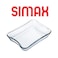 Simax 1.5 Liter Rectangular Casserole - Heat-Resistant Borosilicate Glass, Microwave &amp; Oven Safe, Eco-Friendly Design