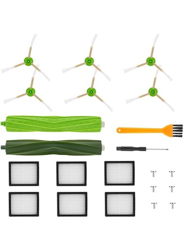 GraGra Replenishment Accessory Kit for iRobot Roomba i7 i7+/i7 Plus E5 E6 E7 Robot Vacuum Cleaner Series, 20 in-1 Brush &amp; Filters Roomba Replacement Parts Kit for Vacuum Cleaner