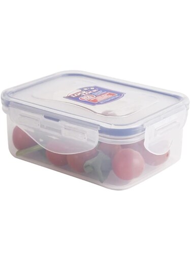 Locknlock Hpl806 Polypropylene Food Container, Clear, W 102.0 X H 52.0 X L 135.0 mm, 350ml, Rectangular, Plastic