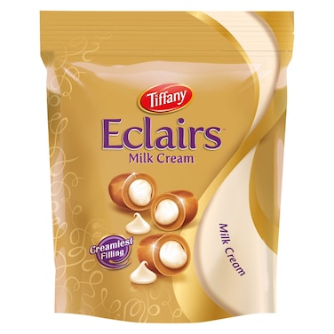 Tiffany, Eclairs, Caramels filled with White Chocolate Cream, 500g