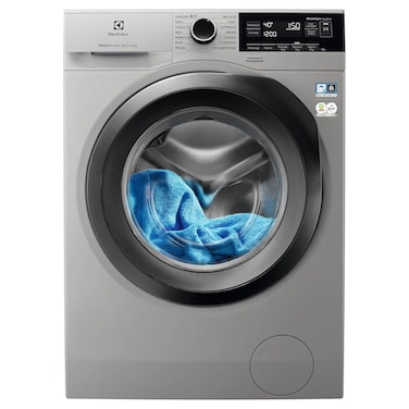 Electrolux Front Load Washer EW7F3946LS, 9 kg, Fuzzy Logic Technology, 1400 rpm, 0.814 kWh, Silver