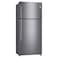 LG Top Mount Freezer Refrigerator GN-C782HLCU Platinum Silver 509L