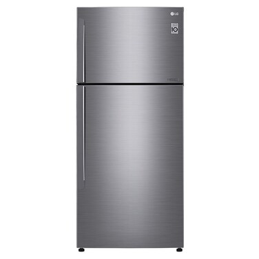 LG Top Mount Freezer Refrigerator GN-C782HLCU Platinum Silver 509L