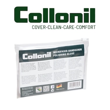 Collonil Microclean Glove &ndash; Dual-Sided Microfiber Glove for Leather &amp; Synthetic Shoe Care