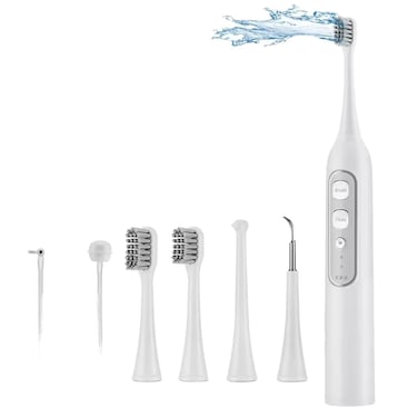 Cordless Electric Toothbrush with Water Flosser, Rechargeable Sonic Dental Cleaning Oral Care Kit