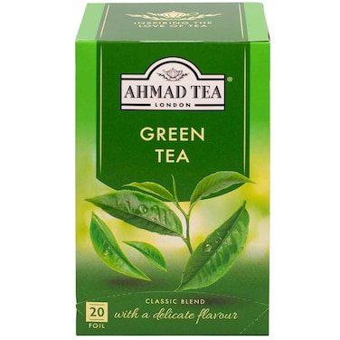 Ahmed Tea&amp;#39;s Green Tea Pure 20 Tea Bags