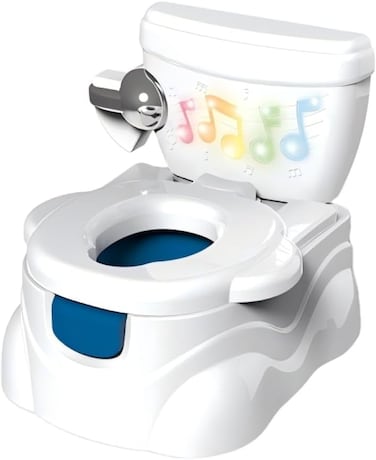 Yaya Duck Babylove 3-in-1 Multifunctional Baby Potty Training Seat &ndash; Musical Toddler Toilet with Interactive Lights, Rewarding Sounds, and Removable Potty Ring &ndash; Ages 6 Months+