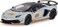 Lamborghini Official Licensed Aventador SVJ 63 Roadster Die-Cast Model Car - 1:24 Scale Replica with Bull &amp; Shield Logo, Opening Doors, LED Lights &amp; Realistic Sound for Adults &amp; Kids (Gray)