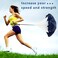 AL ARQAM Speed Training Resistance Parachute for Running - 45-Inch Adjustable Sprint Chute for Soccer, Football &amp; Track - Explosive Power &amp; Acceleration Drill Gear for Kids, Youth and Adults - Red