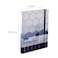 Motarro A7 Blue Marble Grain Notepad MU108-7 - Compact Memo Jotter for Students, Office, and Leisure Use