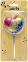 Italo Happy Birthday Heart Multicolour Party Candle