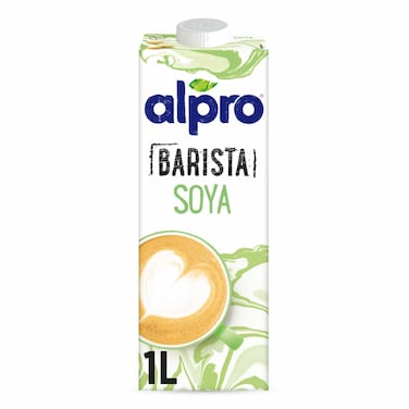 Alpro Barista Soya Drink, 100% Plant-Based, Lactose &amp; Dairy Free  1L