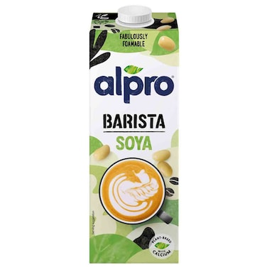 Alpro Barista Soya Drink, 100% Plant-Based, Lactose &amp; Dairy Free  1L