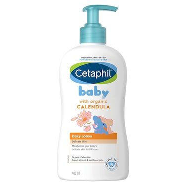 Cetaphil Baby Daily Lotion with Organic Calendula, 400ml