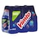 Vimto Blue Raspberry Fruit Flavoured Drink Sport Cap Pet Bottle, 250ml Pack of 6