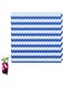 100PCS Royal Blue and White Striped Paper Straws - Biodegradable Disposable Drinking Straws for Christmas, Birthday, New Year, Party Decoration Supplies