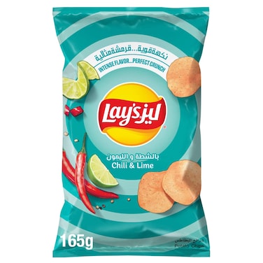 Lay&rsquo;s Chili Lime Potato Chips 165g