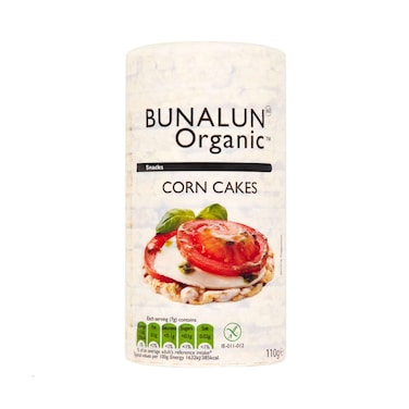 Bunalun Organic Corn Cakes 110g