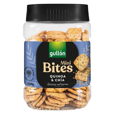 Gullon Quinoa and Chia Mini Bites Cracker, 250g