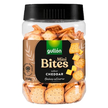 Gullon Cheddar Cheese Mini Bites Cracker, 250g