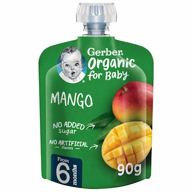 Gerber Organic Mango Puree, 90g