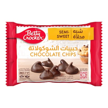 Betty Crocker Creations Semi-Sweet Chocolate Chips, 200g
