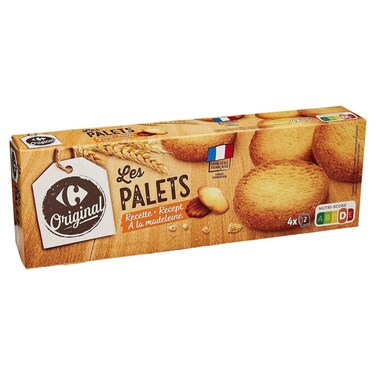 Carrefour Original Madeleine Palets Biscuits, 125g
