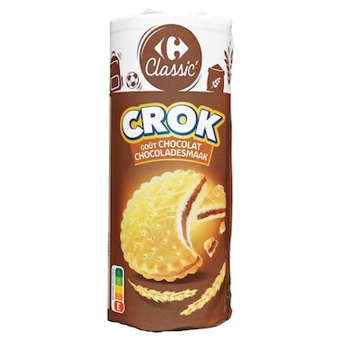 Carrefour Classic Breaks Chocolate Filled Biscuits, 300g