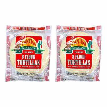 كانتينا مكسيكانا تورتيلا الدقيق 340 غرام حزمة من 2