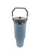 Mood Hot and Cold Drinking Flask, Vacuum Insulated Mug, Water Bottle, Stainless steel vacuum insulated tumbler (31 oz / 900 ML, Blue)