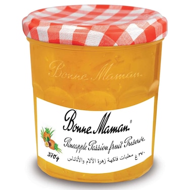 Bonne Maman Pineapple Passion Fruit Preserve, 370g