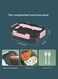 Food-Grade Plastic Sealed Lunch Box, Two Compartments, Microwave Safe