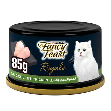 Purina Fancy Feast Royale Roasted Succulent Chicken Wet Cat Food Can, 85g