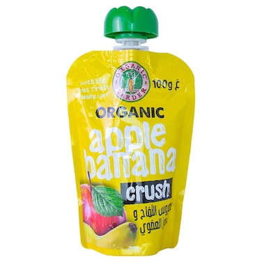Organic Larder Organic Apple Banana Crush, 100g