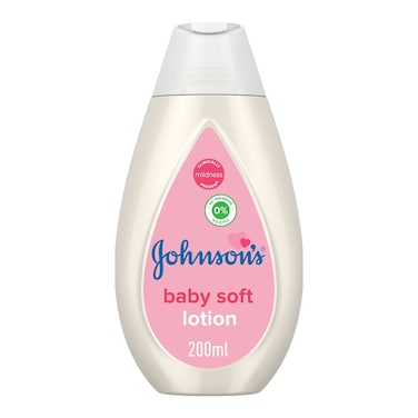 Johnson's  Baby Soft Lotion, Mild Formula, Coconut Oil, Hypoallergenic 200ml