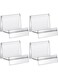 Weysat Purse Display Stand Clear Acrylic Handbag Stand Jewelry Wallet Displays Holder Organizer Acrylic Purse Rack for Closet (4 Pcs)
