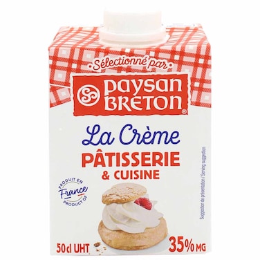 Paysan Breton Whipping and Cooking Cream 35% Fat UHT, 500ml