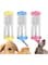 SKEIDO 3pcs Hamster Drinker Plastic Water Bottle Dispenser Feeder Hanging Pet Guinea Pig Squirrel Rabbit Dog Drinking Head Pipe Fountain 250ml