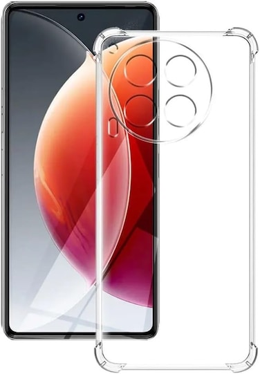 Case for Tecno Camon 30 Case, Crystal Clear Cover with Camera Protection Reinforced Corners TPU Bumper Soft Anti-Scratch Shockproof Phone Case for Tecno Camon 30 2024 (Clear)