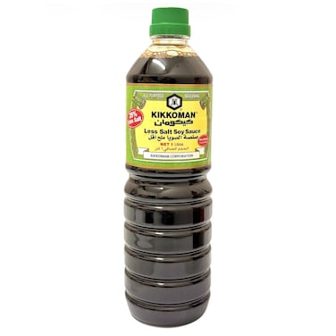 Kikkoman Less Salt Soy Sauce, 1L