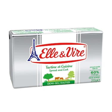 Elle&amp;Vire French Salted Butter, 200g