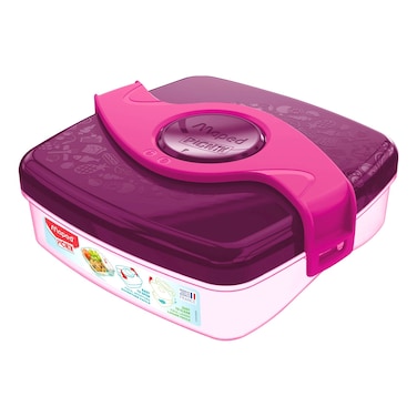 مابد بيكنيك أوريجين صندوق للوجبات الخفيفة للأطفال وردي