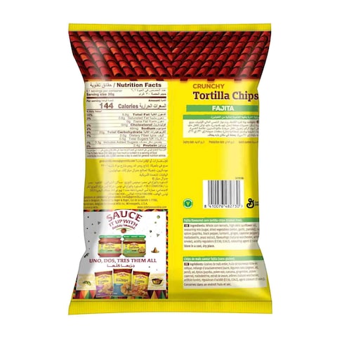 Old El Paso Crunchy Fajitas Tortilla Chips, 185g