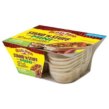 Old El Paso Stand N Stuff Mini Soft Tortillas, 145g