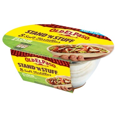 Old El Paso Stand N Stuff Soft Tortillas 8 Tortillas, 193g