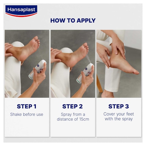 Hansaplast Foot Protection 2-in-1 Antibacterial Deodorant Spray, 150ml
