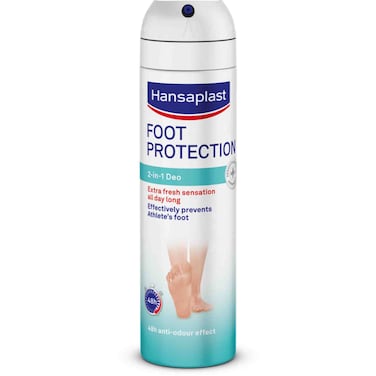 Hansaplast Foot Protection 2-in-1 Antibacterial Deodorant Spray, 150ml