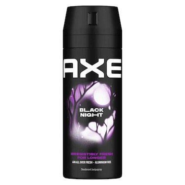 Axe Men Deodorant Body Spray Black Night, 150ml